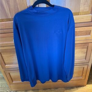 Pebble Beach Navy Mockneck Long Sleeve Shirt